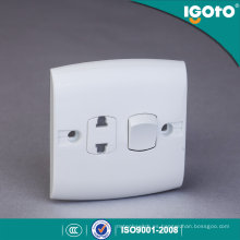 Igoto British Standard E116-1 1 Gang 2 Pin Switch Socket